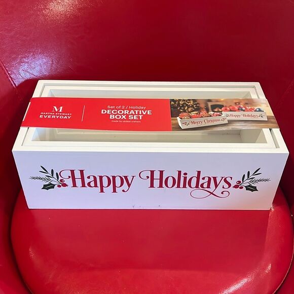 NWT Martha Stewart decorative box set - Picture 1 of 4